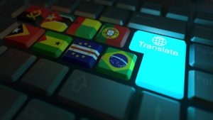 Image of keyboard with translate key