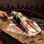 Altar to commemorate victims of femicide, Día de Muertos, Puebla