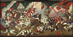 Batthe of Kumamoto castle