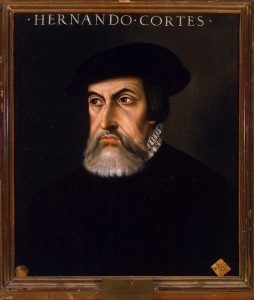Oil portrait of Hernan Cortes by an Unknown painter, XVII century | Courtesy of Museo de la Real Academia de Bellas Artes de San Fernando. Madrid.