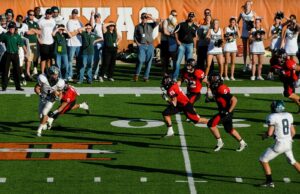 Lake Travis High School Football Team 2024 playing a game