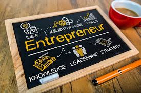 Chalkboard image with the word "Entrepreneur" written on it.